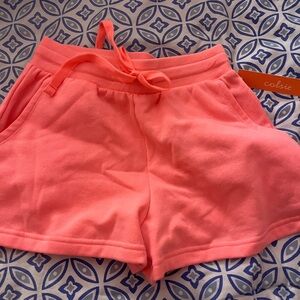 Pink sweatshorts